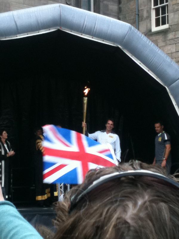 Olympic Torch in St Andrews